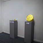 MUTTERLAND Exhibition (Study For A Coin Head) display
